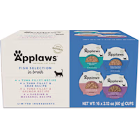 Applaws Natural Fish Broth Selection Wet Cat Food Variety Pack