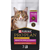 Purina Pro Plan Sensitive Skin and Stomach Salmon and Rice Formula Senior Cat Food