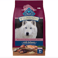 Blue Buffalo Wilderness High-Protein Natural Dry Food Salmon Recipe for Senior Dogs
