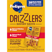 Pedigree Drizzlers Wet Dog Savory Sauce Multipack