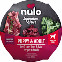 Nulo Signature Stew Beef, Beef Liver, & Kale in Broth for Dog & Puppy