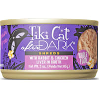 Tiki Cat After Dark Rabbit & Chicken Liver Shreds Wet Cat Food