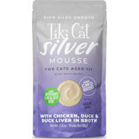 Tiki Cat Silver Chicken & Duck Liver in Broth Mousse Wet Cat Food