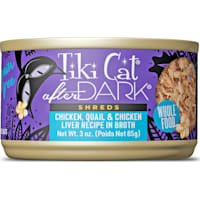 Tiki Cat After Dark Quail & Chicken Liver Shreds Wet Cat Food