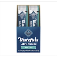 Blue Buffalo Tastefuls Mini Purees Tuna Adult Cat Natural Single-Serving Snack