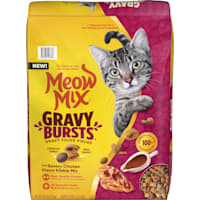 Meow Mix Gravy Bursts Savory Chicken Flavor Mix with Gravy Filled Pieces Dry Cat Food