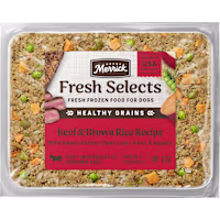 Merrick Fresh Selects Natural Human Grade Beef and Brown Rice Fresh Frozen Adult Dog Food