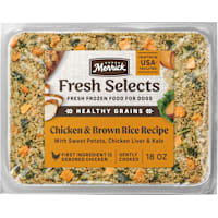 Merrick Fresh Selects Natural Human Grade Chicken and Brown Rice Fresh Frozen Adult Dog Food