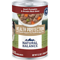 Natural Balance Health Protection Beef, Pumpkin & Brown Rice Stew Wet Dog Food