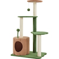Topeakmart Cat Tree/Tower with Brown Pumpkin