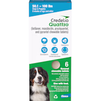 Credelio Quattro Chewable Tablets Dogs 50.1-100 lbs