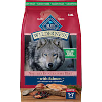 Blue Buffalo Wilderness with Real Salmon, Grain-Free, Natural Ingredients, Salmon Adult High-Protein Dry Dog Food