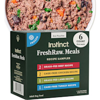 Instinct FreshRaw Meals Recipe Sampler Dog Food Variety Pack