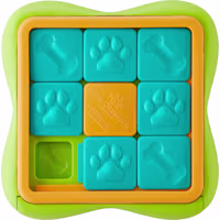 Outward Hound by Nina Ottosson Level 2 Intermediate Multicolored Challenge Slider Treat Puzzle Enrichment Toy for Dogs