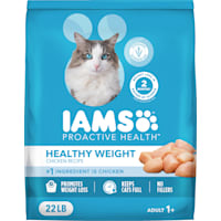 Iams Proactive Health Chicken Flavor Healthy Weight Adult Dry Cat Food