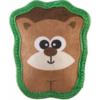 Outward Hound Brown Tough Skinz with Two Tough Layers, Reindeer Durable Squeaky Dog Toy