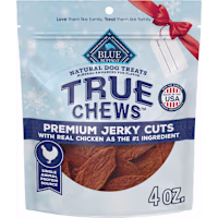 Blue Buffalo True Chews Holiday Chicken Premium Jerky Cuts Made with Real Chicken Dog Treats