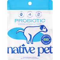 Native Pet Probiotic Powder Vet-Formulated Supplement for Digestive and Gut Health Support for Dogs