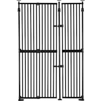 UniPaws 74" H Extra Tall Pet Gate with Wide Extension