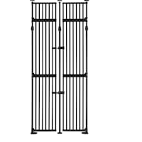 UniPaws 87.7" H Extra Tall Pet Gate with Top Extension