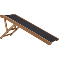 UniPaws Large Foldable Wooden Pet Ramp with Adjustable Height