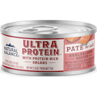 Natural Balance Ultra Protein Real Salmon Recipe with Protein-Rich Organs Pate Wet Cat Food