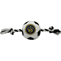 Pets First MLS LA Galaxy Soccer Ball Rope Toy for Dogs