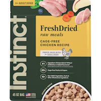 Instinct Freeze Dried Raw Meals Grain Free Cage Free Chicken Recipe Dog Food
