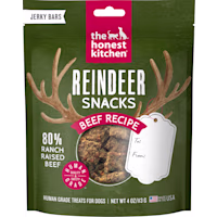 The Honest Kitchen Jerky Harvest Mini Bars Beef Recipe with Carrots & Apples Dog Treats