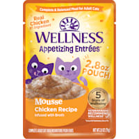 Wellness Appetizing Entrees Mousse Chicken Recipe Wet Cat Food