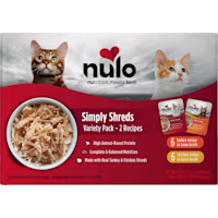 Nulo Simply Shreds Complete & Balanced Variety Pack Cat Food