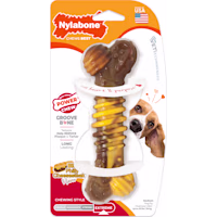 Nylabone Philly Cheesesteak Power Chew Dental Bone Dog Toy
