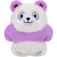 KONG Valentines Purple Snuzzles Panda Dog Toy