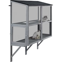 UniPaws Bug Proof Cat Catio Window Perch House with Filter Screen
