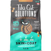 Tiki Cat Solutions Skin & Coat, Salmon & Herring Dry Cat Food