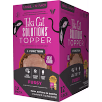 Tiki Cat Solutions Topper Multipack, Fussy, Tuna Recipe in Broth Cat Food