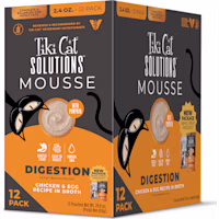 Tiki Cat Solutions Mousse Multipack Digestion, Chicken & Egg Wet Cat Food