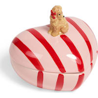 Petco Heart Dog Ceramic Jewelry Box