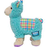 KONG Teal Spring Sherps Llama Dog Toy