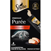 Sheba Premium Puree Lickable Roasted Chicken Flavor Cat Treats