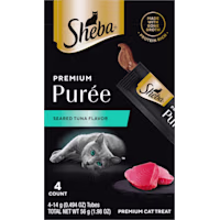 Sheba Premium Puree Lickable Seared Tuna Flavor Cat Treats