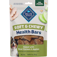 Blue Buffalo Soft & Chewy Health Bars Baked with Real Chicken & Apples Natural Dog Treats
