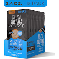 Tiki Cat Solutions Mineral Balance Mousse, Supports Urinary Health, Tuna & Salmon Recipe Cat Food