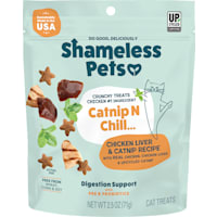Shameless Pets Catnip N Chill Chicken Liver & Catnip Recipe Crunchy Cat Treats