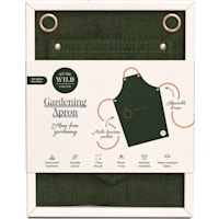 We The Wild Garden Apron Water-Resistant Plant Care Apron with Tool Pockets