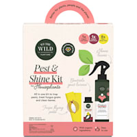 We The Wild Pest & Shine Kit Organic Chemical-Free Easy 3-Step Care for Houseplants