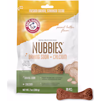 Arm & Hammer Nubbies Dental Treats for Dogs with Baking Soda and Calcium for Pets