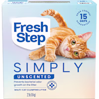 Fresh Step Simply Unscented Multi Cat Clumping Litter