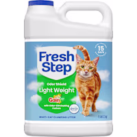 Fresh Step Odor Shield Light Weight Multi Cat Clumping Litter with Gain Scent