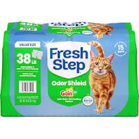 Fresh Step Odor Shield Multi Cat Clumping Litter with Gain Scent